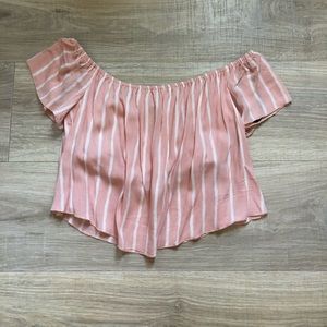 Striped Off-the-Shoulder Top